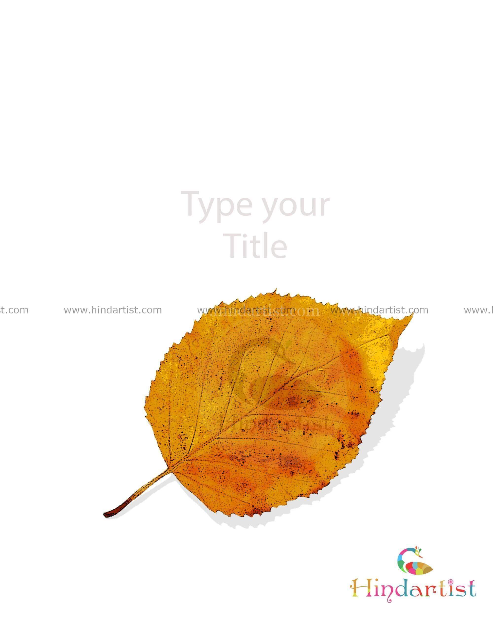 You are currently viewing Book title abstract leaf design