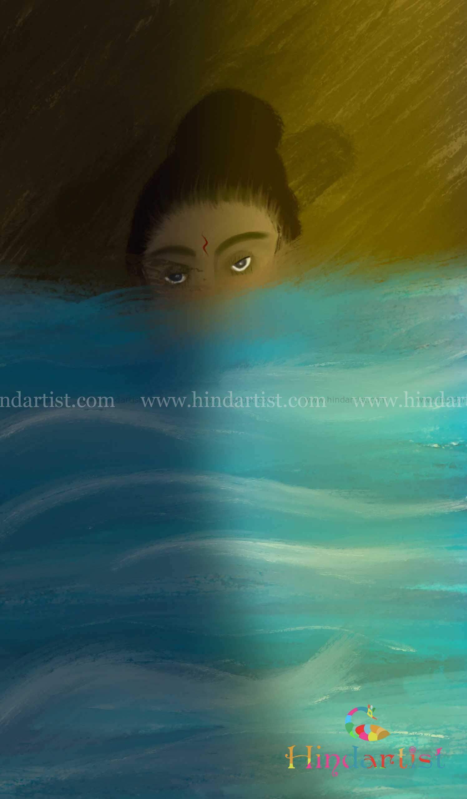 You are currently viewing water in women painting