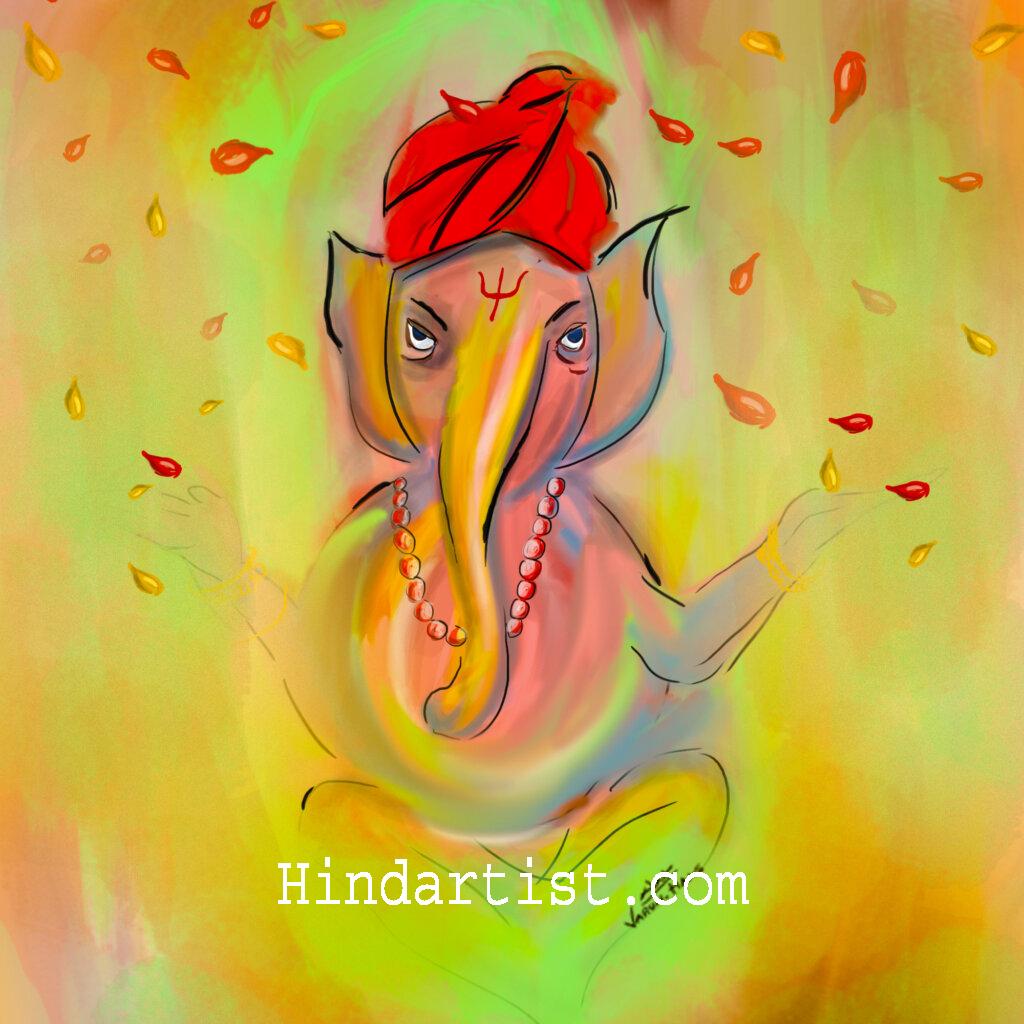 ganesh ji artwork