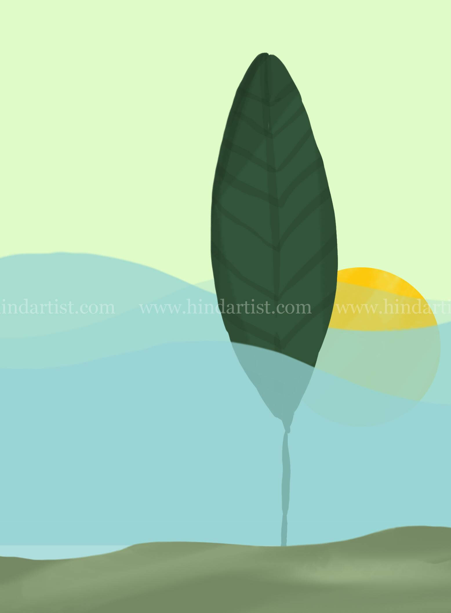 Leaf Modern art - Image 4