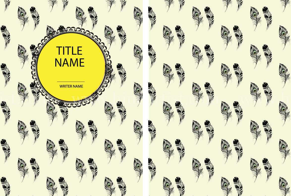 Book cover design Feather