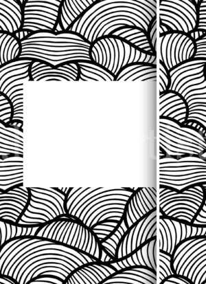 Book Cover Line pattern Design