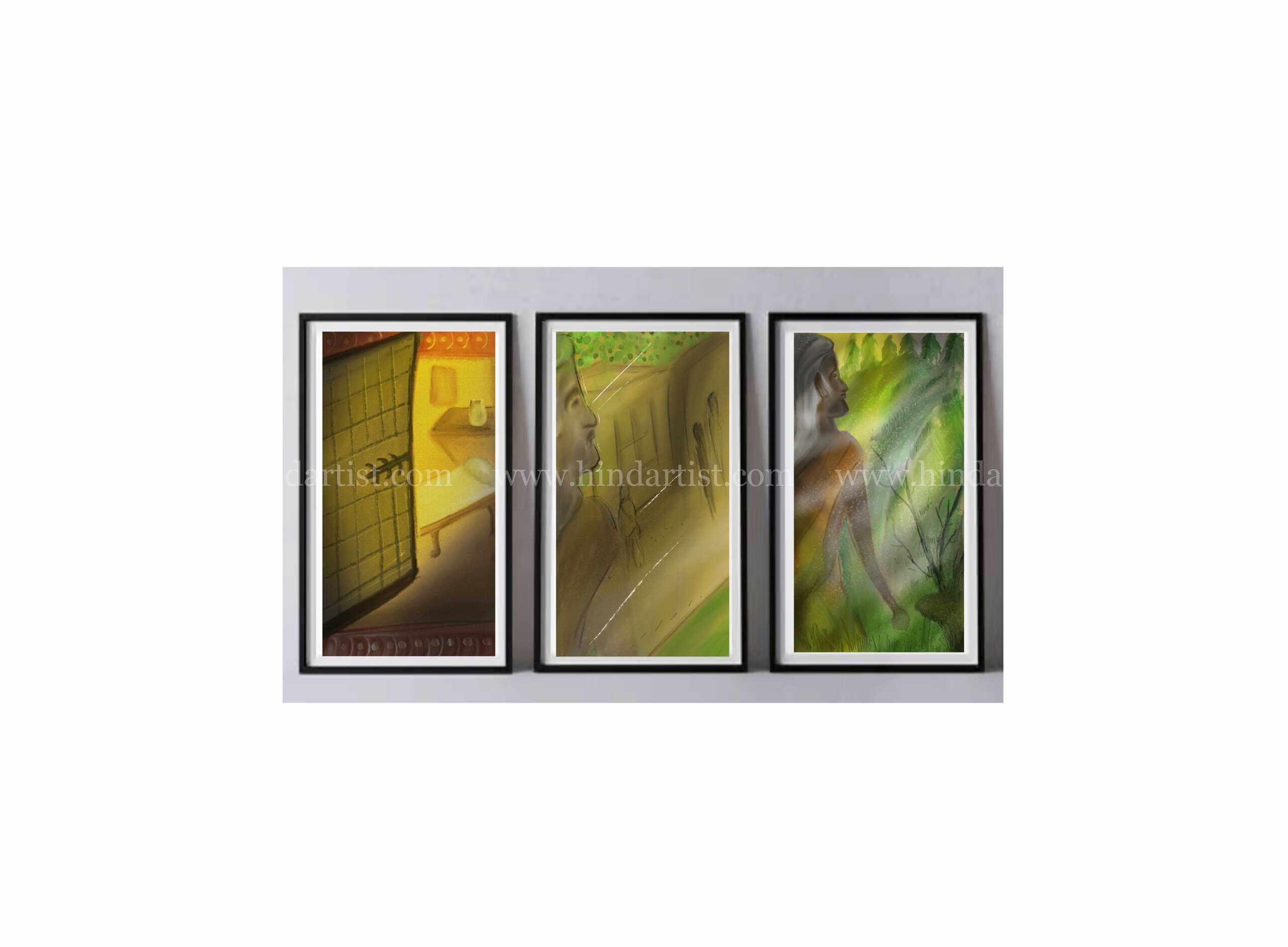 3 painting concept art creations for men - Image 5