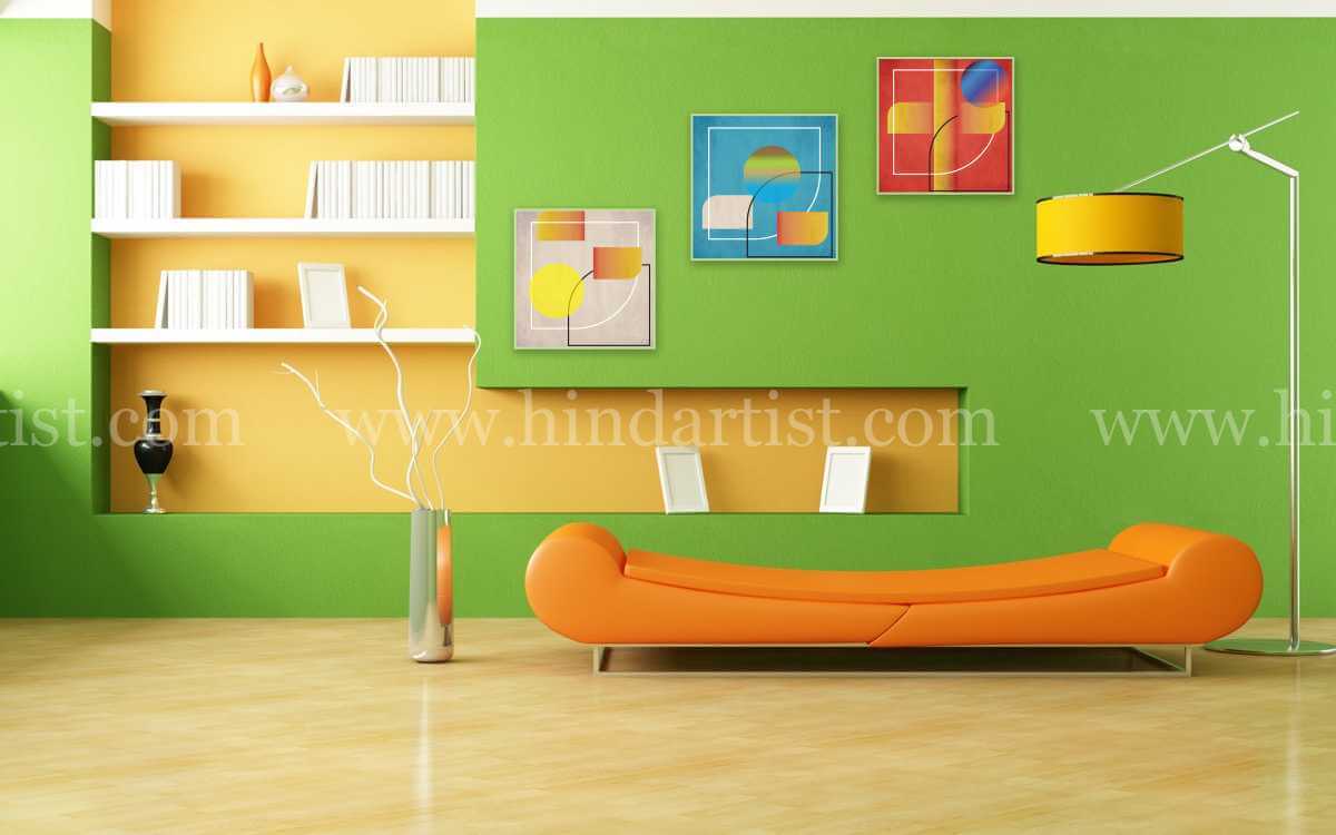 Sun Rise 3 Geometrical Modern Art - Image 2