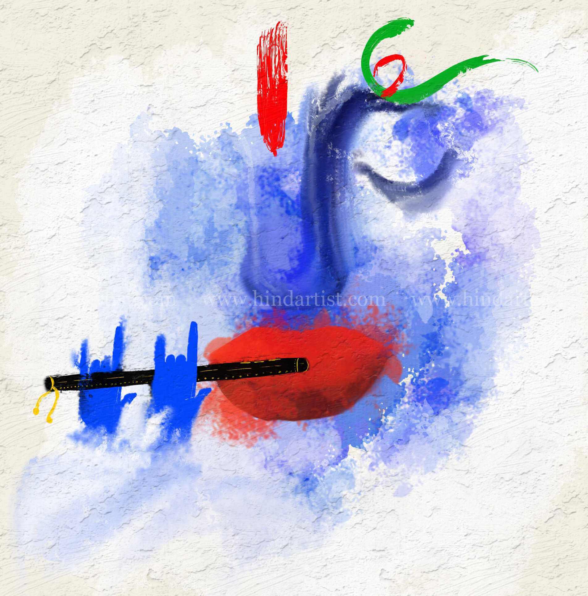 Shri Krishan painting