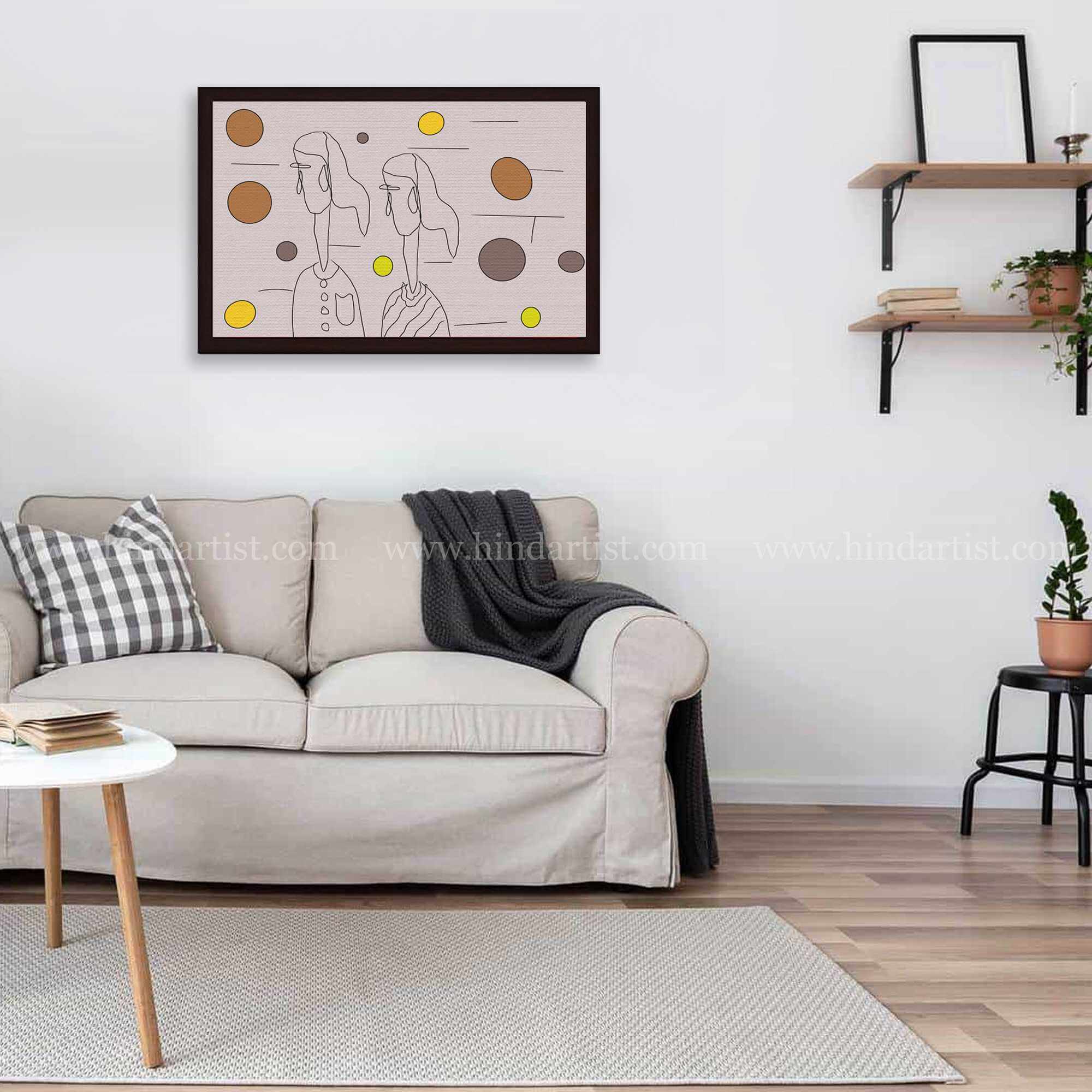 Husband wife line art - Image 4