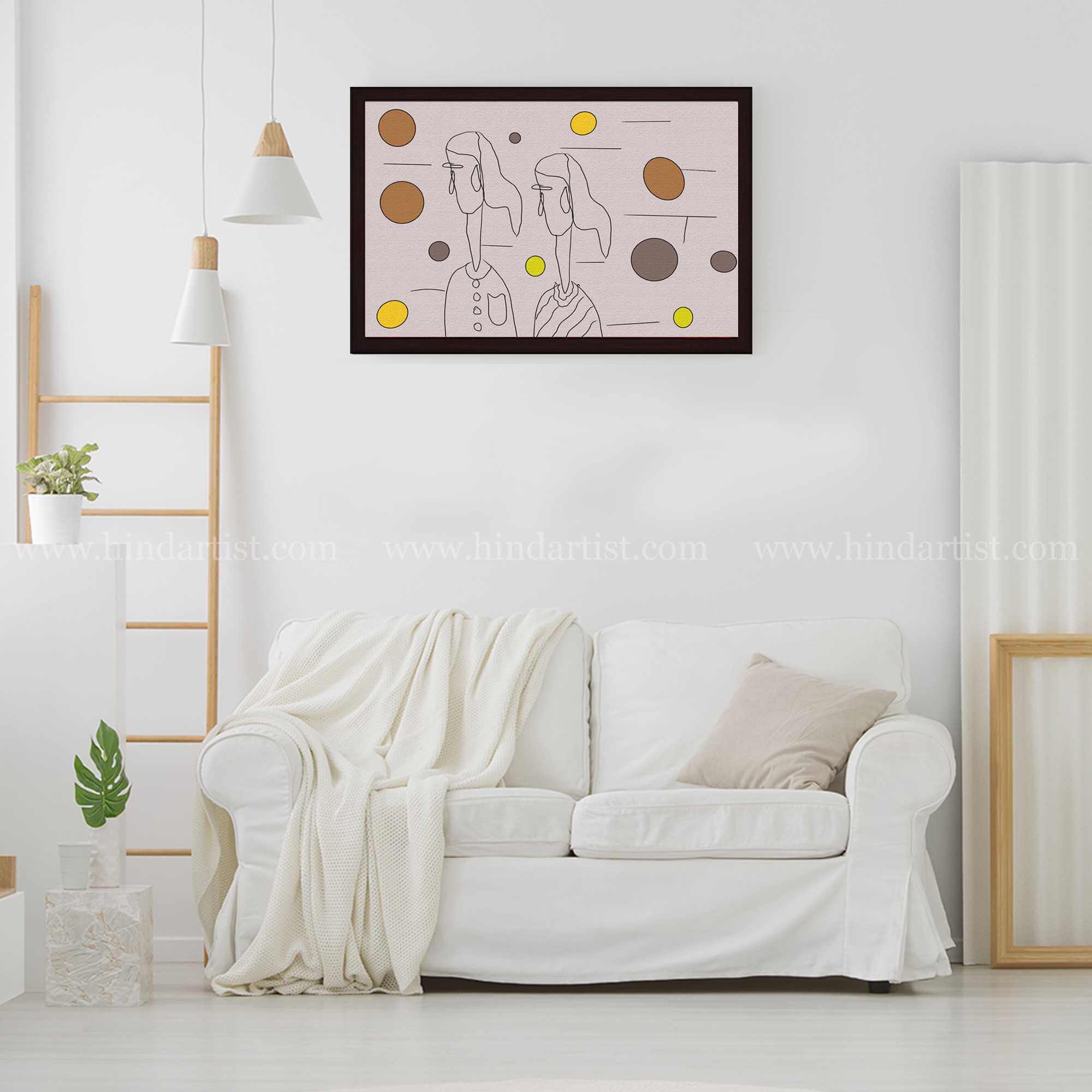 Husband wife line art - Image 2