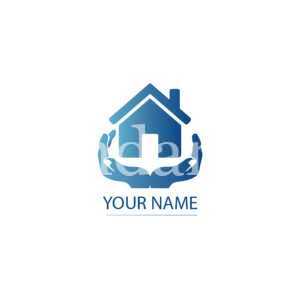 Real Estate Logo, visiting card, Letter Head combo mockup offer