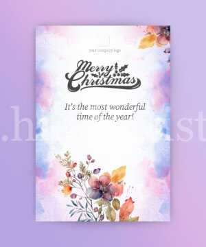 festive christmas template (Mockup)