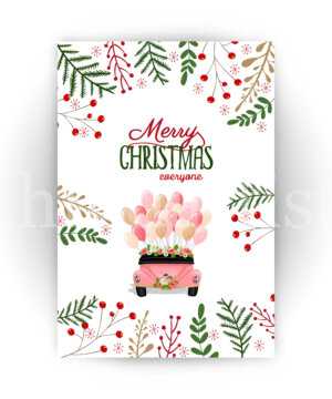 festive christmas template (Mockup)