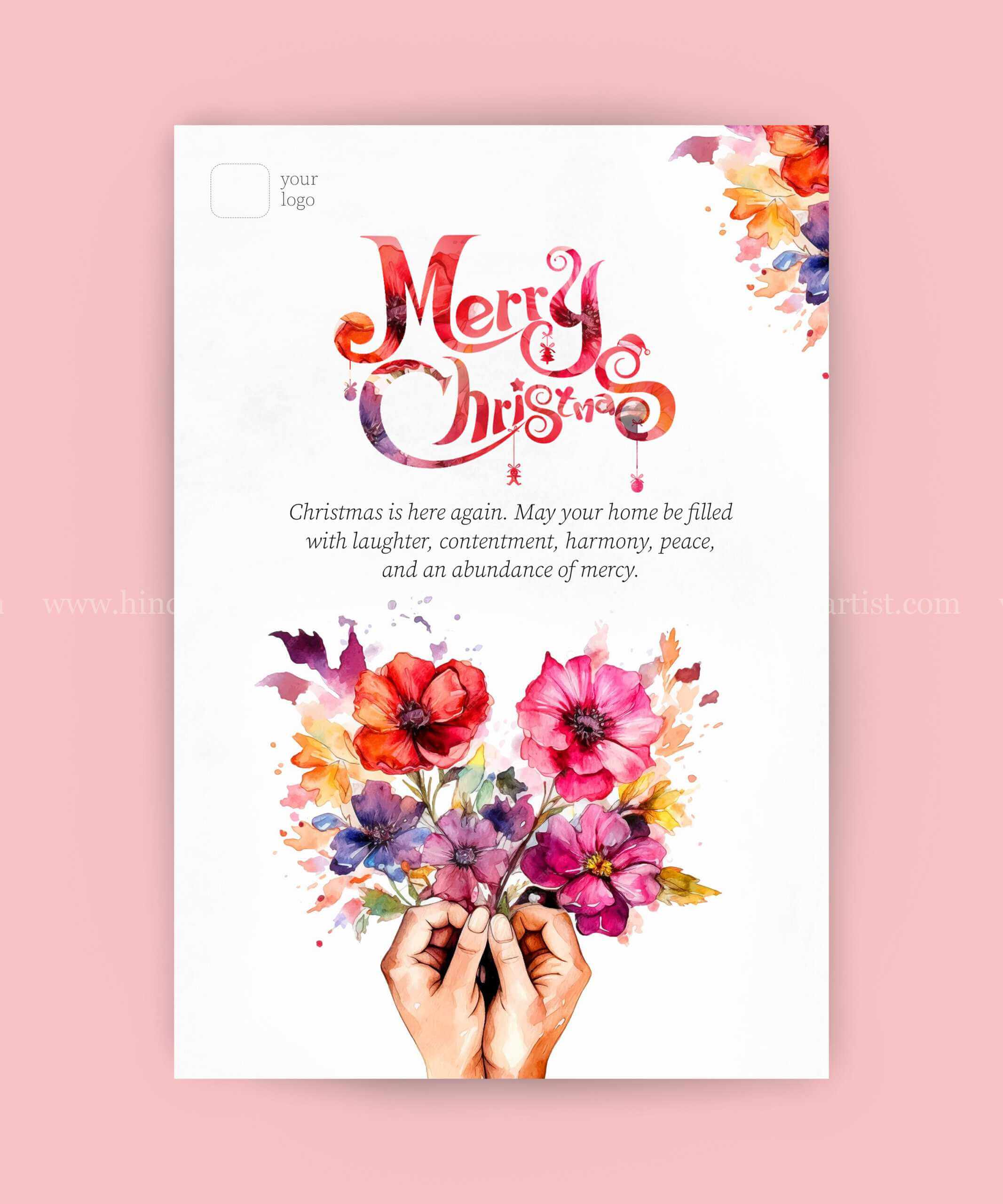 festive christmas template (Mockup)