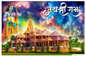 Shri Ram Janmbhoomi Stock Image