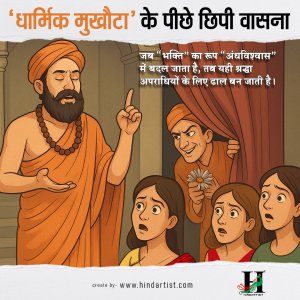 Read more about the article ‘धार्मिक मुखौटा’ के पीछे छिपी वासना