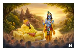 premanand ji maharaj with krishan ji