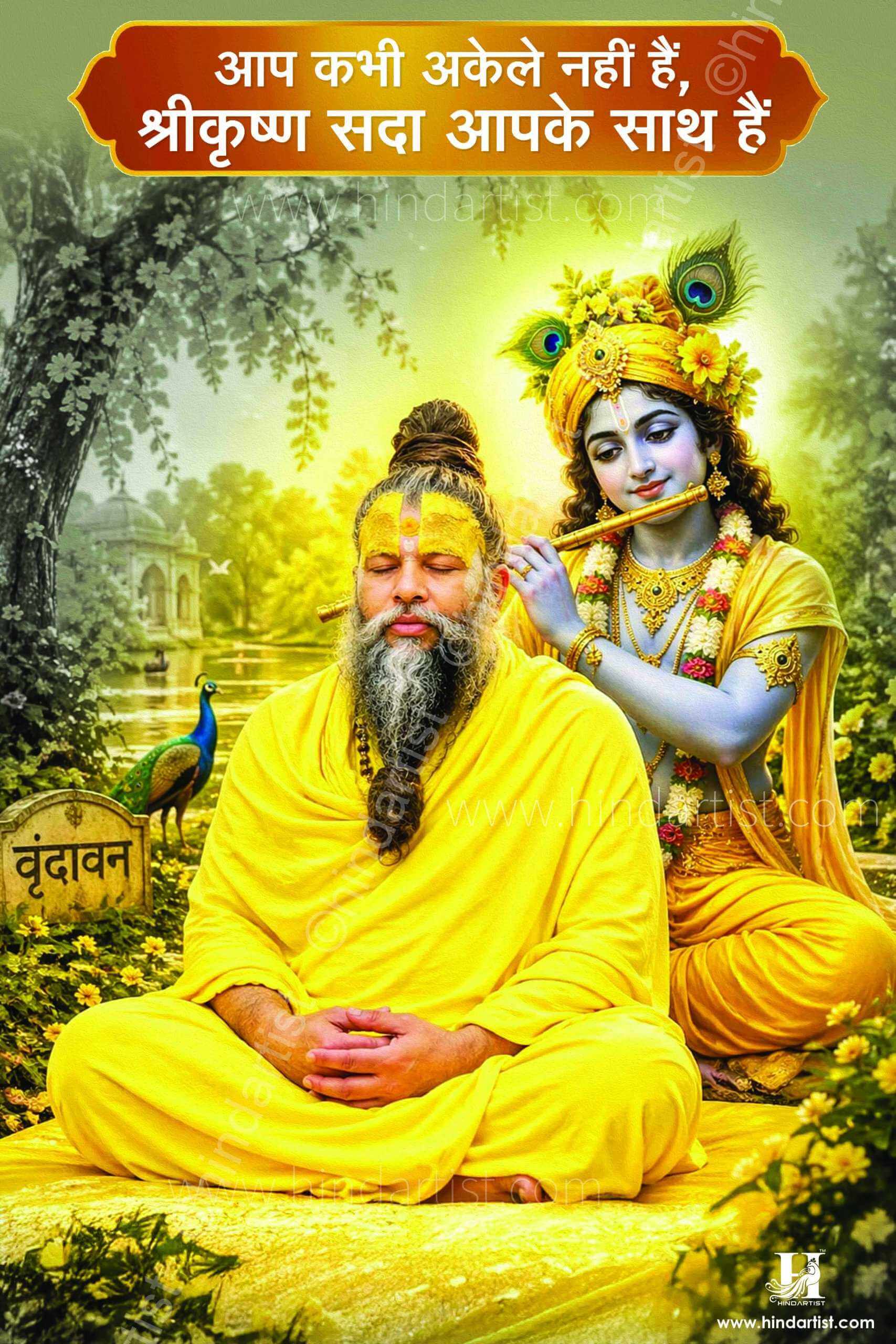 श्रीकृष्ण फ्रेम फोटो | स्पिरिचुअल वॉल आर्ट | premanand ji maharaj shri krishna