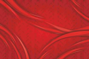 Custom Wall Print Wallpaper-Bold Red Meets Cozy Cafe Vibes!